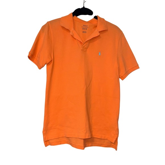 Polo Ralph Lauren Other - Polo Ralph Lauren Orange‎ Short Sleeve Polo Shirt Boys Size M (10-12)